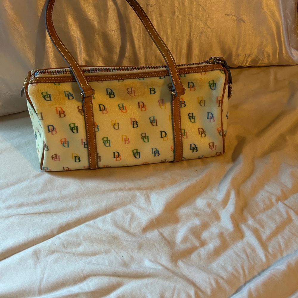 Dooney & Bourke Colorful Logo Satchel